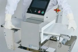 may-do-kim-loai-anritsu-day-chuyen-thuc-pham Máy dò kim loại vận hành trên dây chuyền sản xuất thực phẩm, kiểm tra và phát hiện tạp chất kim loại đảm bảo an toàn chất lượng sản phẩm.