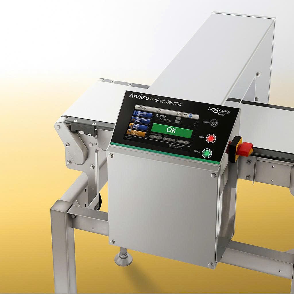 Máy dò kim loại Anritsu M5 Series – công nghệ Nhật Bản, độ nhạy cao, tiết kiệm chi phí.