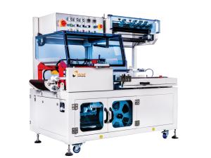 Máy bọc màng co tự động model LB728 đóng gói tốc độ cao cho sản phẩm công nghiệp