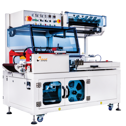 Máy bọc màng co tự động model LB728 đóng gói tốc độ cao cho sản phẩm công nghiệp