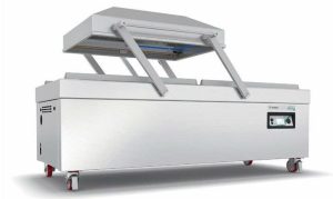 Máy đóng gói chân không công nghiệp Polar 2 buồng inox cao cấp