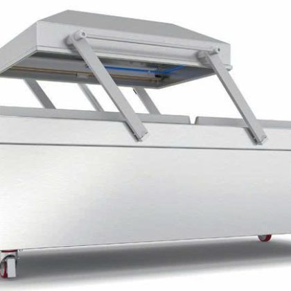 Máy đóng gói chân không công nghiệp Polar 2 buồng inox cao cấp