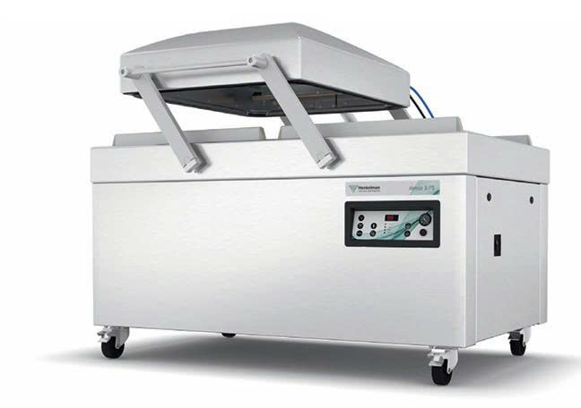 Máy hút chân không công nghiệp Atmoz 2-75 buồng đôi đóng gói thực phẩm và sản phẩm công nghiệp