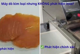 Máy dò kim loại có phát hiện inox không