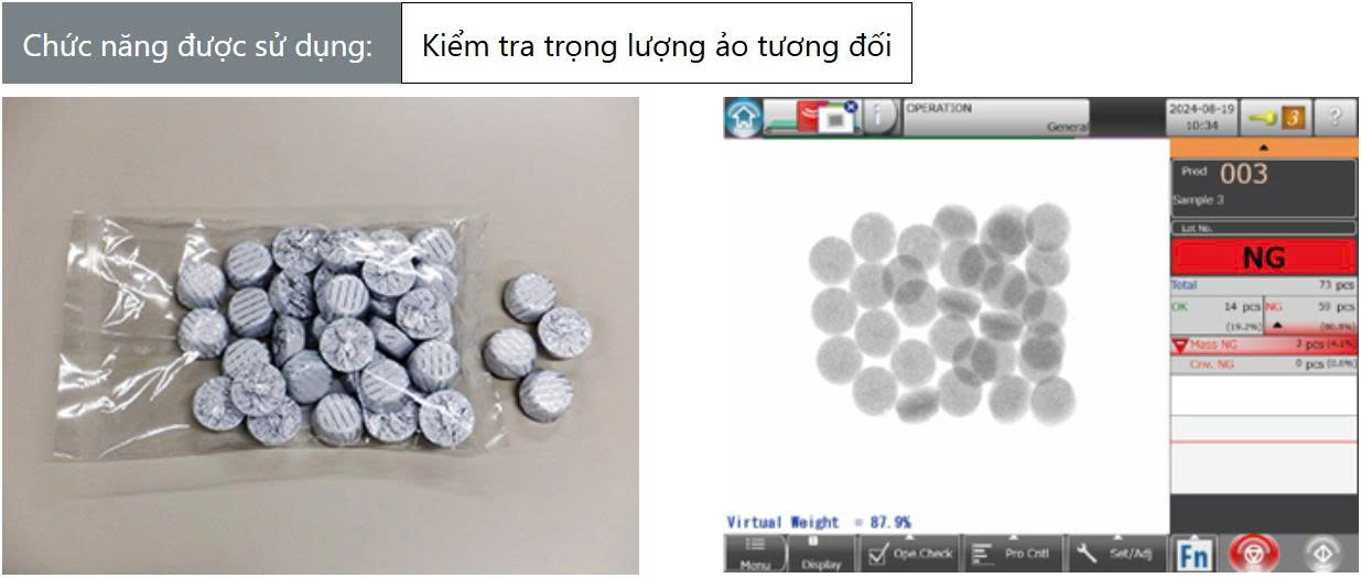 Kiểm tra trọng lượng ảo tương đối